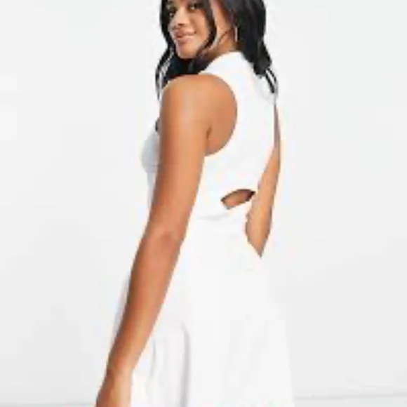 Nike | Dresses | Nwt Nike Womens 2x White Nikecourt Drifit Victory Tennis  Dress | Poshmark